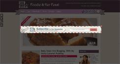 Desktop Screenshot of foodieandherfeast.com